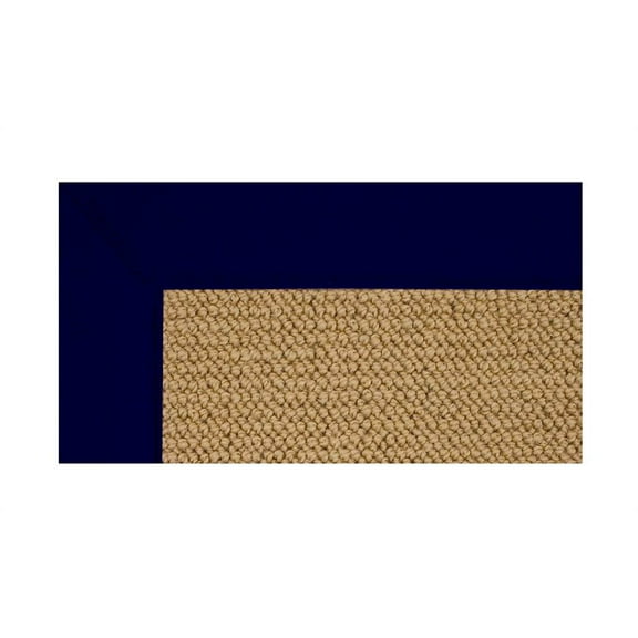 Linon Athena AT0204 Rug 1' 10" x 2' 10" Sisal and Blue Rectangle