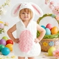 thumbnail image 2 of Toddler Girls Adorable Sleeveless Bunny Tops With Ears Outfit Boys Performance Dress Up Clothes, 2 of 9