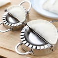 thumbnail image 3 of Eco-Friendly Pastry Tools Stainless Steel Dumpling Maker Wraper Dough Cutter Pie Ravioli Dumpling Mould Kitchen Accessories (7.5cm), 3 of 8