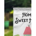 thumbnail image 2 of Printtoo White Home Sweet Home Garden Summer Camping Flags Outdoor GardenFlagsCamp Decor Accessory Double SidedFlags12.5""x18"", 2 of 4