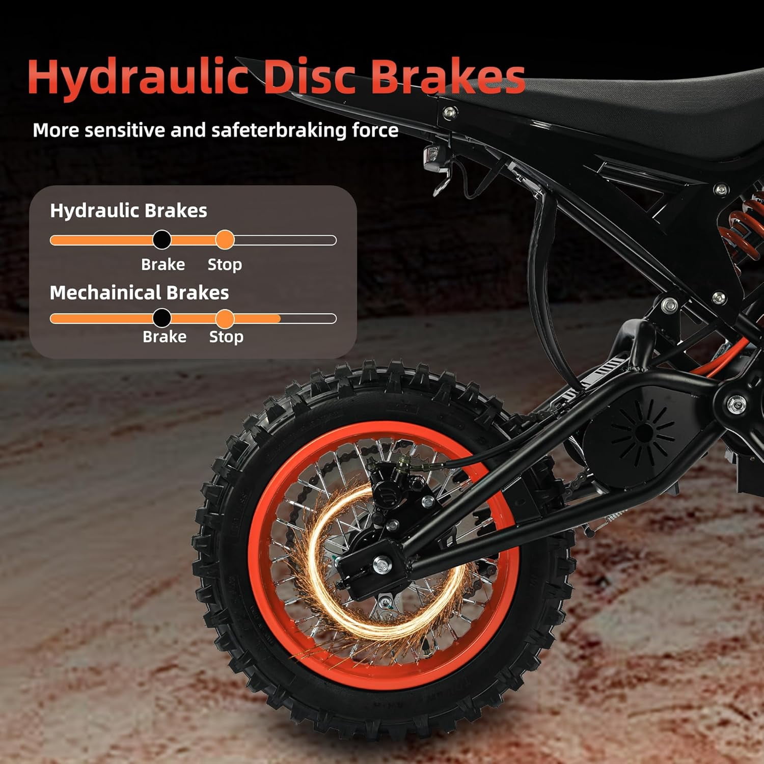 2000W Electric Dirt Bike for Teens Adults,14"/12"Fat Tire Electric Motorcycle,48V23AH Battery Ebike 37MPH Hydraulic Brakes Mountain Off-Road EBike Fit Age 13+UL2849