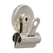 Ook Metal Magnetic Clips, 0.75 lb, Iron, Zinc Finish, Silver, 2 pack