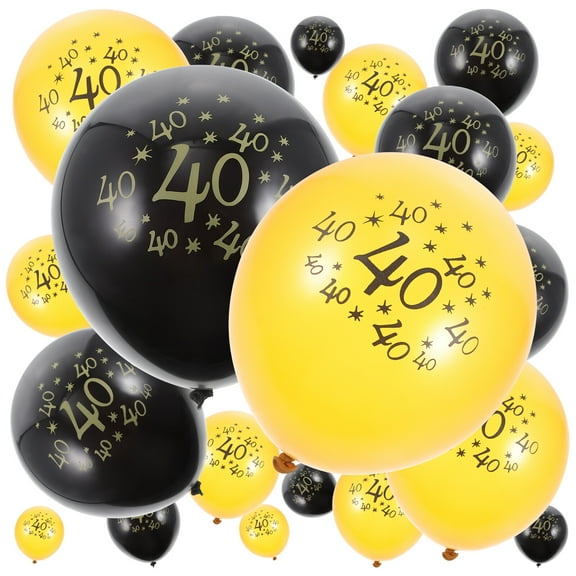 20pcs Latex Balloons 40th Birthday Balloons Party Supplies for Party Decoration