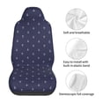 thumbnail image 5 of Honeii Anchors Heart Blue Print Car Seat Covers 2 Pieces, Full Set Universal Seat Covers for Cars, Waterproof Auto Seat Protectors, 5 of 7