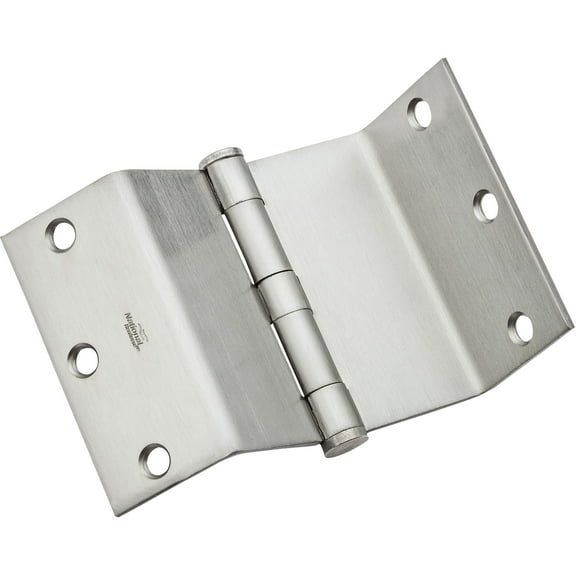 National Hardware N236-021 DPBF248 Swing Clear Hinge in Satin Chrome, 3-1/2 Inch