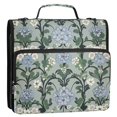 thumbnail image 5 of FORMRS Zipper Binder with Shoulder Strap 2-inch Ring 500 Sheet Capacity File Bag, Blue Blossom, 5 of 5