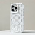 thumbnail image 3 of Heat Dissipation Mesh For Magsafe Magnetic Case For iPhone 15Pro Max 14 13 12 Pro Max Cooling Breathable Wireless Charging Cover, 3 of 5