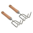 thumbnail image 4 of Râteau à Main de Jardin, Simple Griffe de Jardin Râteau Résistant à la Rouille Durable pour la Plantation de Fleurs, 4 of 8