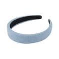 thumbnail image 5 of Unique Bargains 1 Pc Denim High Cranium sponge Headbands Light Blue, 5 of 6