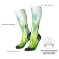 thumbnail image 4 of Lsque green grass and butterfly Printed Crew Socks Men's Women's LightWeight Thin Casual Calf Socks ,Knee High Socks,Cotton Socks, 4 of 6