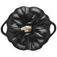 thumbnail image 3 of STAUB La Cocotte 3.5 L Cast Iron Pumpkin Cocotte, Black, 3 of 10