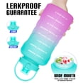 thumbnail image 4 of GEDUX 128 oz Motivational Water Bottle with Time Marker, Leakproof Wide Mouth Water Bottle, BPA-Free 2-in-1 Lid with Straw & Spout for Gym Camping, 4 of 8
