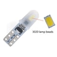 thumbnail image 2 of 10x T5 Bombilla Led 3014 2smd para la luz de la placa de lectura de la lámpara de señal del coche, amarillo Feliz Sencillez, 2 of 5