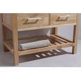 thumbnail image 5 of Design Element London 36" Single Sink Bathroom Vanity Set in Honey Oak with Carrara Marble Top, 5 of 5