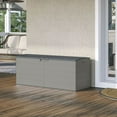 thumbnail image 2 of Suncast 59 in. W X 23 in. D Dove Gray Plastic Deck Box 120 gal, 2 of 8