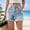Light Blue, variant on WRFWUL Women Casual High Waisted Denim Shorts Frayed Raw Hem Ripped Jeans Shorts Loose Cutoff Jorts Beach Party Clubwear