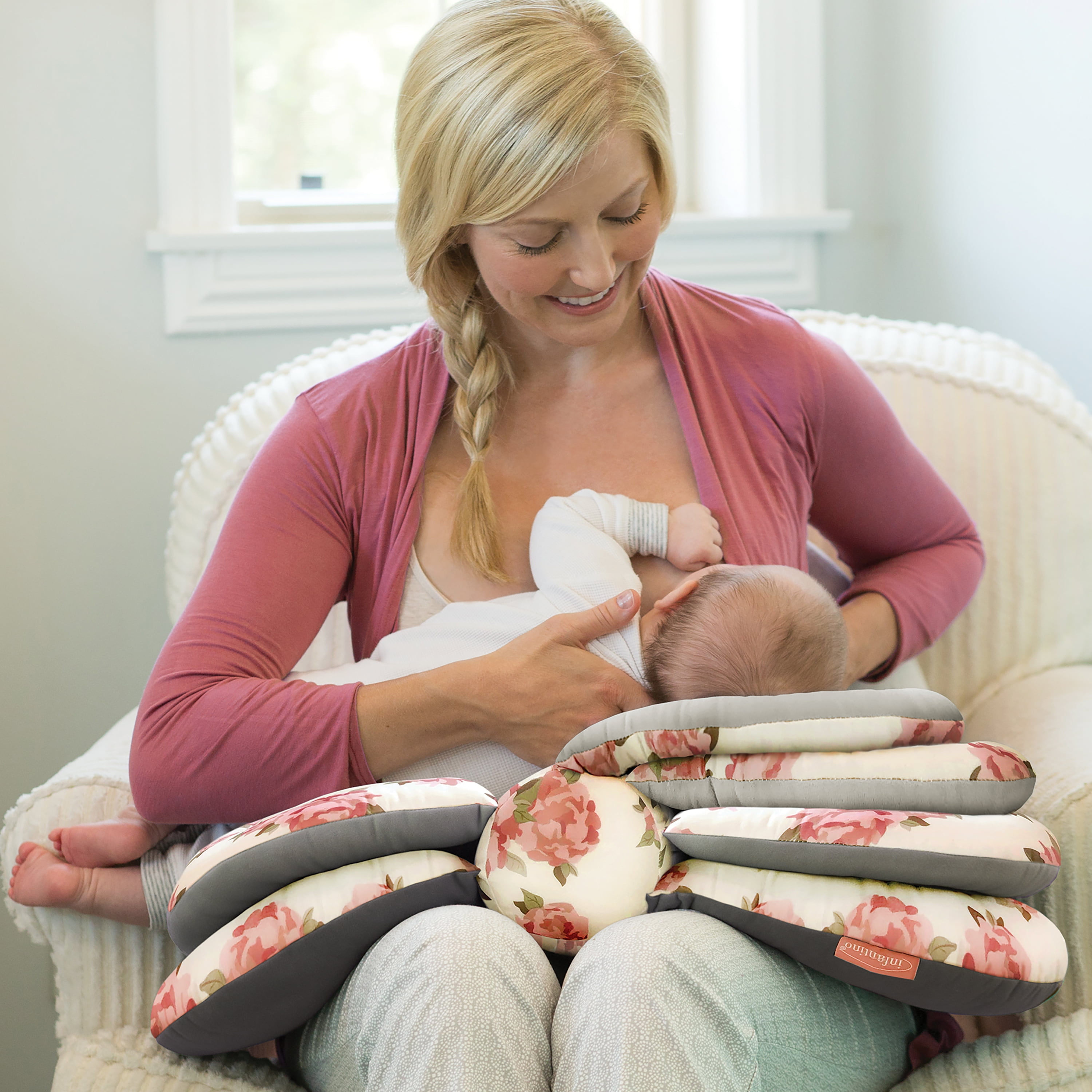 Infantino Elevate Adjustable Nursing Pillow - Walmart.com