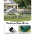 thumbnail image 2 of YODOLLA Chicken Coop Run Chicken Playpen 200 Sq.Ft Large Walk-in Metal Chicken Cage with Chain Link Fence, 2 of 14