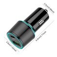 thumbnail image 4 of Seitruly de puertos duales para teléfono móvil de coche de 12-24V CC aleación de aluminio tipo c PD QC 3,0 convertidor de adaptador de carga Cargadores de dispositivos electrónicos, 4 of 6