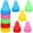 Assorted Color, variant on FUEENIRVA 50 Pcs Soccer Drills Cones Soft and Durable Material for Soccer Training
