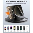 thumbnail image 2 of Soporte universal para teléfono móvil para salpicadero: soporte antideslizante de silicona giratorio 360°, compatible con iPhone 16/15/14, Samsung S24, Google Pixel 9 y todos los smartphones y GPS, 2 of 7