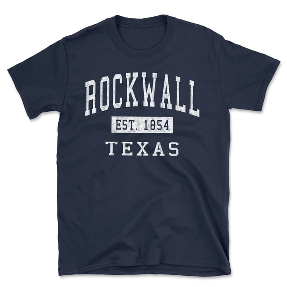 Rockwall Texas Classic Established Men's Cotton T-Shirt