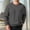 Dark Gray, variant on Men's Pollovers Vertical Textured Crew Neck Comfy Long Sleeve Solid Color Sweatshirts Loose Fit Ribbed Knit Casual Daily Basic Loungewear Tops