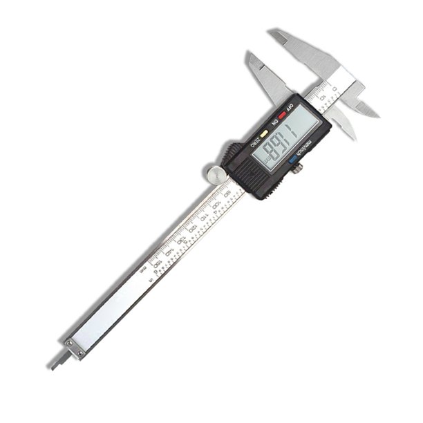 Eigraketly Micrómetro de calibrador Vernier Digital, tolerancia de 0,3mm, funciona con batería, regla precisa de 150mm, herramienta de medición Medidores de medidas dimensionales Legierung Eigraketly TO000845-01