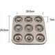 thumbnail image 4 of Donut Mold Bagel Cake Baking Utensils Non-stick Suitable For Cakes, Cookies, Bagels-, 4 of 5
