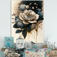 thumbnail image 2 of Designart Black And White Rose Design III Canvas Wall Art, 2 of 5