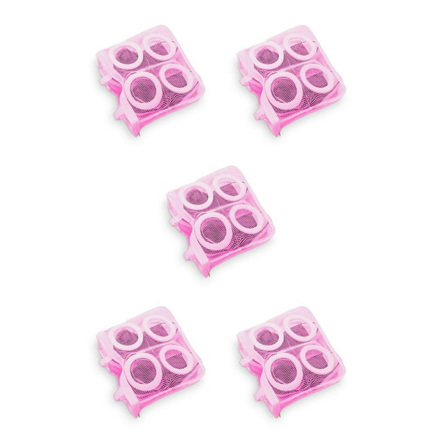 Bolsa de zapatos Cateissary para lavadora 5piezas Rosado