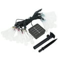 thumbnail image 2 of Accesorios de fiesta, cadena de luces de jardín con 30 LED impermeables y energía solar, cadena de luces navideñas, funcionalidad versátil, 2 of 12