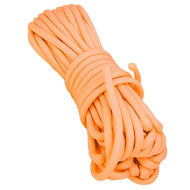 10M 9 Stand Cores Camping Rope Parachute Lanyard Luminous Outdoor Camping Hiking Fluorescent Parachute Rope ,Easy to Use