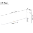 thumbnail image 2 of Unique Bargains 8 Inch Store Garage Storage Grid Wall Display Hooks White, 10 Count, 2 of 5