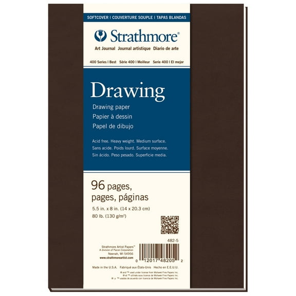 Strathmore Soft Cover Drawing Art Journal, 400 Series, 80lb., 5.5" x 8"