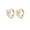 B-18K Gold, variant on Solid 925 Sterling Silver CZ Bow Hoop Earrings Ribbon for Women Teens Small Bowknot Hoop Earrings Cartilage