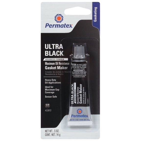 Permatex ULTRA BLACK Maximum Oil Resistance RTV Silicone Gasket Maker - 1EA