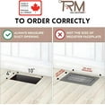 thumbnail image 3 of 4x10-Classic, Floor-Matching Heavy-Duty Metal Vent Cover, Floor Register, Black, Made in Canada, 3 of 7