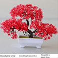 thumbnail image 2 of 2Pcs Artificial Plant Bonsai Plastic Small Tree Pot,Lotus Color, 2 of 5