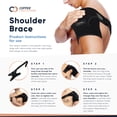 thumbnail image 2 of Copper Compression Recovery Shoulder Brace  - Black, 2 of 9