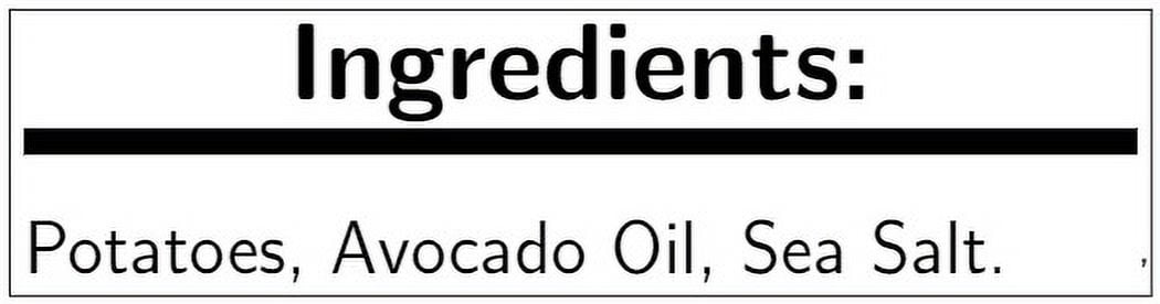Boulder Canyon Avocado Oil Classic Sea Salt Potato Chips, 1.25 Ounce -- 48 per Case.