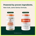thumbnail image 4 of Genius Protein Powder, Vanilla - Dual Protein Blend with Improved Whey Isolate & Natural Egg White for Lean Muscle Building for Men & Women - Grass-Fed Pre & Post Workout Meal Replacement Shake, 4 of 8