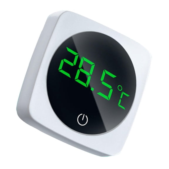 OUNONA Electronic Aquarium Thermometer White Durable Compact Design with Built-in or