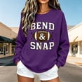 thumbnail image 4 of Womens Sweatshirt Half Zip Pullover Loose Fit Cozy Fleece Sweater for Work Casual Daily, 4 of 6