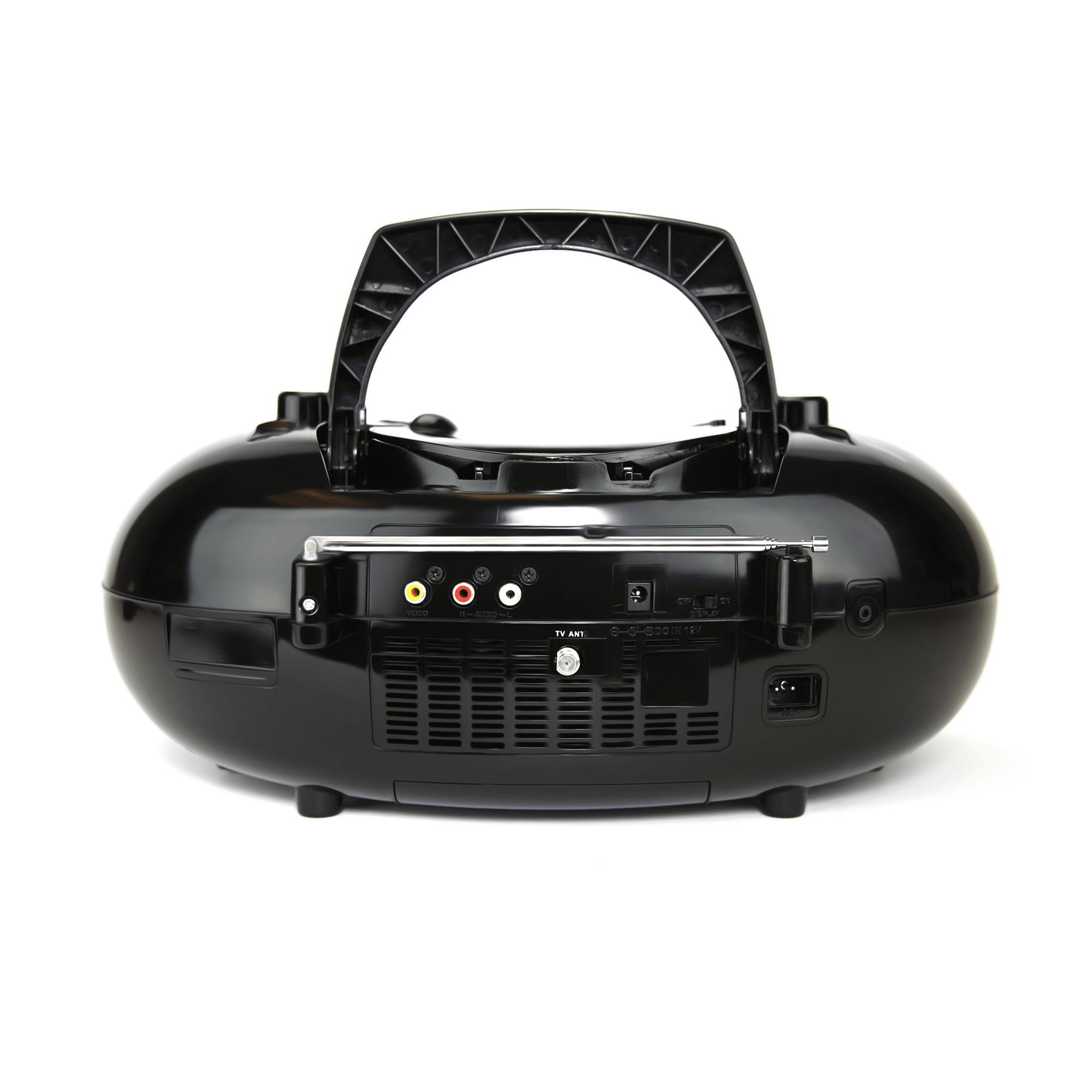 Emerson 7" Bluetooth® DVD Boombox and TV with AM/FM Radio & Stereo Speakers, Black