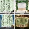 thumbnail image 4 of 2 Pack 6.56 Ft Vine Lights Green Ivy Vines String Lights Battery Operated, 40 LEDs Battery Powered Artifical Garland Plant Leaves with Light for Bedroom Holiday Patio Decor (Warm White), 4 of 10