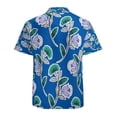 thumbnail image 3 of High Quality Hawaiian Shirts for Men Short Sleeve Aloha Beach Shirt Floral Summer Casual Button Down Shirts Blouses JC4H9G, 3 of 7