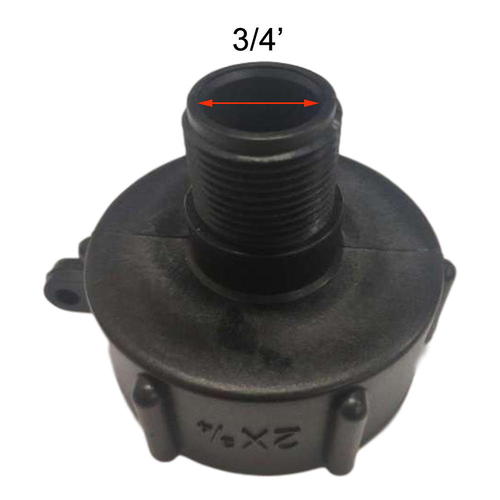 IBC Tank Adapter Plastic IBC Tote Tank Connector Fitting Black