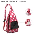 thumbnail image 4 of Abstract Geometric Sling Backpack - Modern Artistic Pattern Crossbody Bag, Lightweight Fashion Pack for Urban Commute, 4 of 4