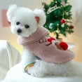 thumbnail image 3 of Christmas Dogs Waistcoat Cold Weather Pet Reindeer Costume Photoshooting Clothes, 3 of 13